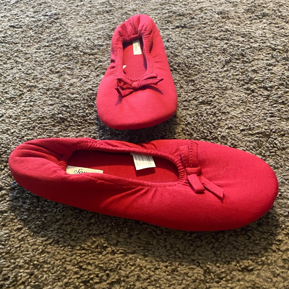Soma Red Slippers
